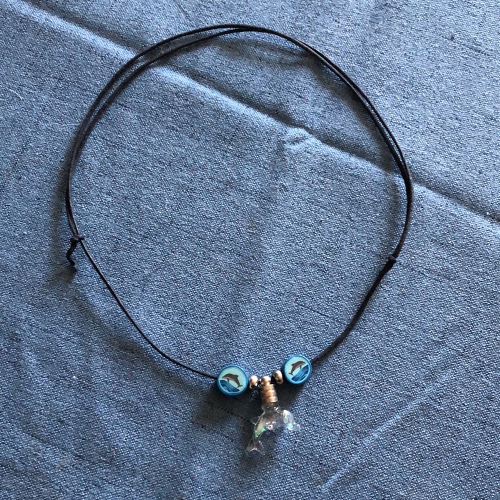Personalized Dolphin Necklace - Picture 2 of 2
